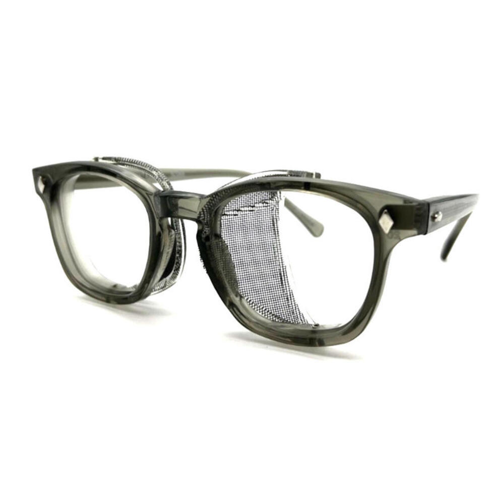 NEW PENTAX F9800 SMOKE SAFETY AUTHENTIC EYEGLASSES 46-20-145